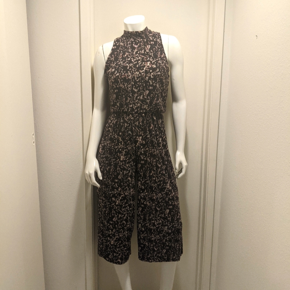 Floral backless jumpsuit size S